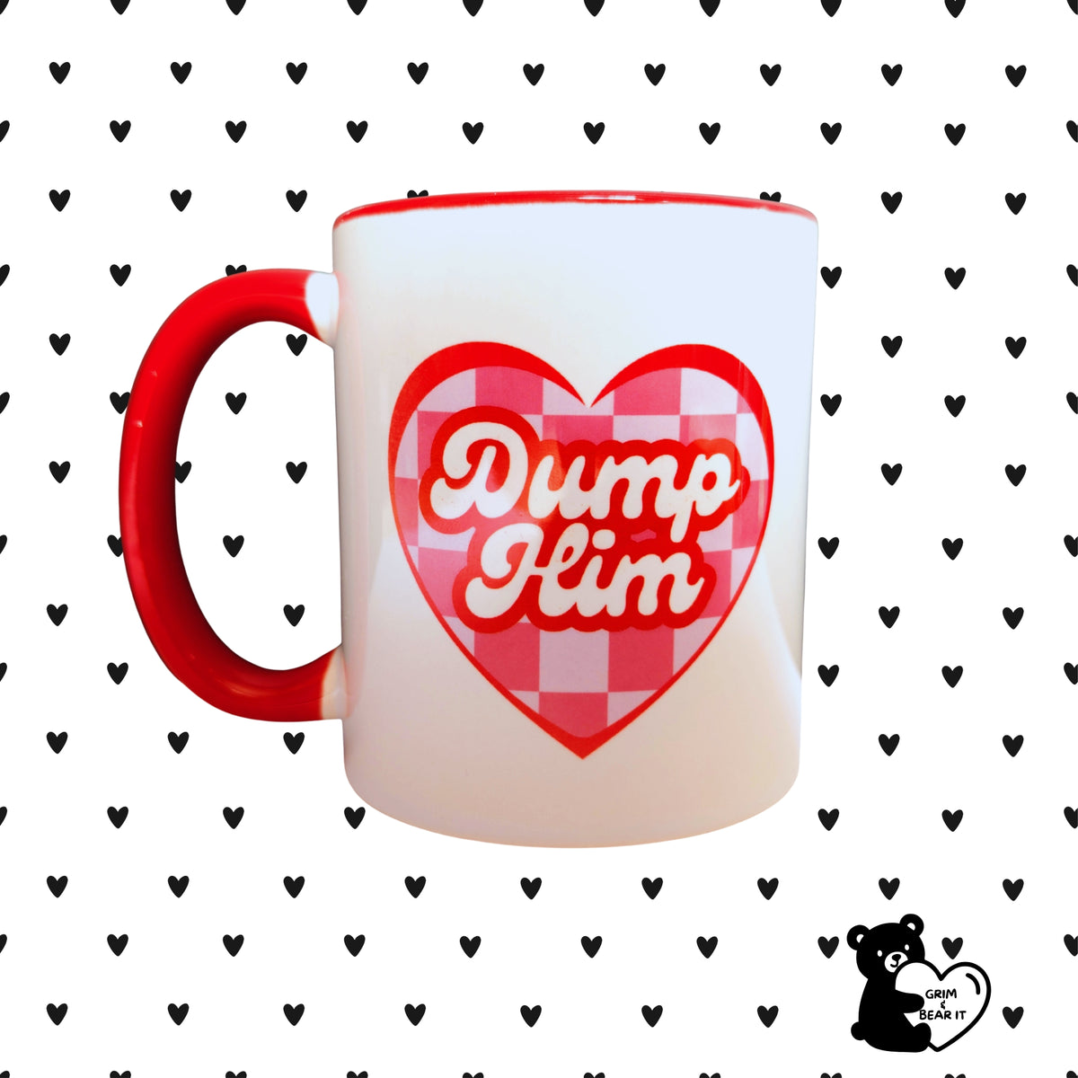 Dump Him Two-Tone Mug | The Daily Reality Check