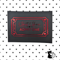 Shit Show Admit One Metallic Foil Print | Sarcastic Gothic Wall Art & Desk Deco