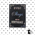 Even Slags Deserve A Nice Birthday Holographic Foil Card | Rude Funny Bestie Birthday Card
