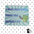 Hope This Email Finds You Knife Frog Mouse Pad | Sarcastic Office Desk Mat