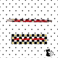 Live Laugh Lobotomy Checkerboard Pen | Dark Humour Sarcastic Ballpoint Pen